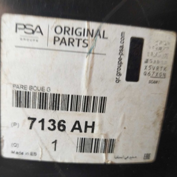 Parabarro Dianteiro Esquerdo Citroen C4 Picasso 2014