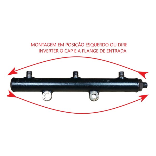 Flauta Bico Injecao Land Rover Discovery 3 Tdv6 Hse 2.7 2005