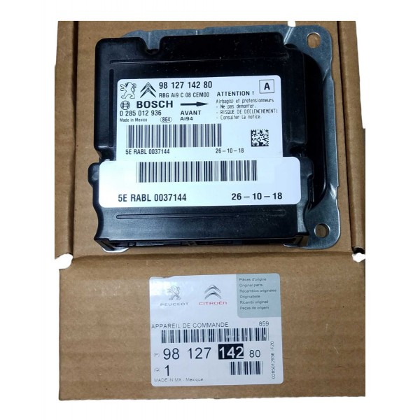Modulo Airbag Peugeot 2008 2017 2019 9812714280 Novo