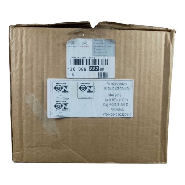 Kit Camisa Pistao Peugeot 208 Citroen C3 1.5 8v 1608888280