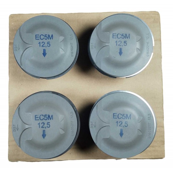 Kit Pistao Ec5 2008 208 C3 Air Cross Picasso 1.6 16v 12,5:1