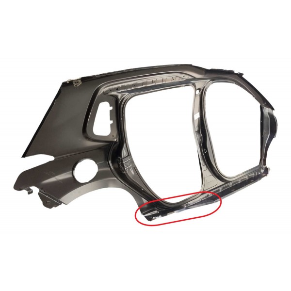 Retalho Painel Lateral Peugeot 2008 2015 2019 Esquerdo