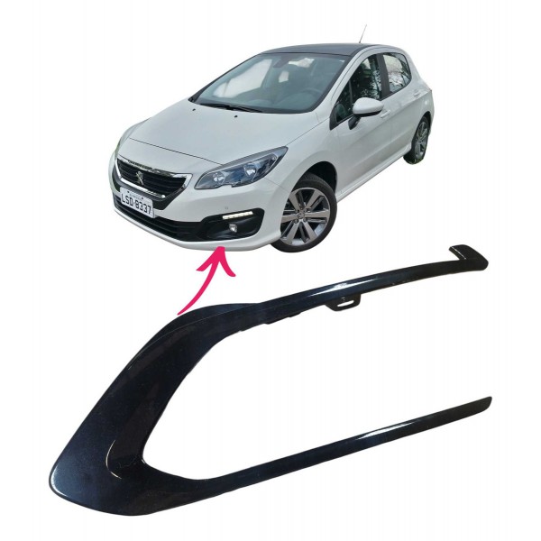 Friso Moldura Farol Milha Peugeot 308 408 2016 2019