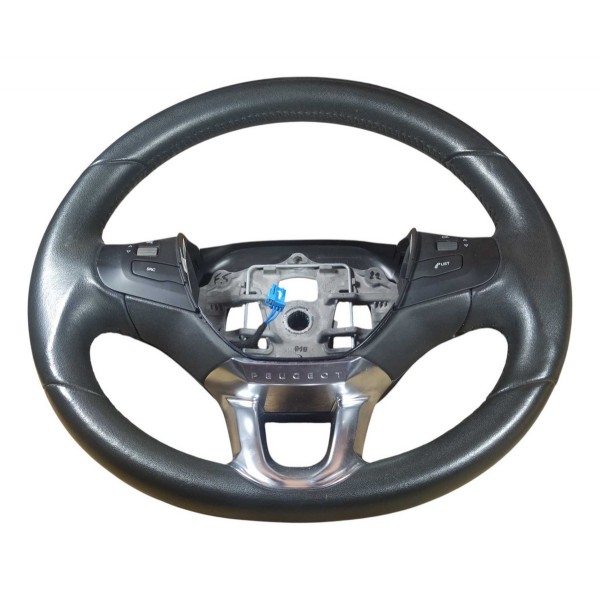 Volante Motorista Peugeot 208 2016 2020 Comando Som