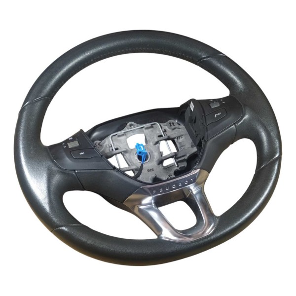 Volante Motorista Peugeot 208 2016 2020 Comando Som
