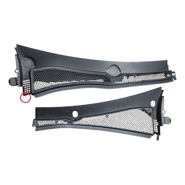 Grade Parabrisa Churrasqueira Peugeot 208 2016 2020 Detalhe