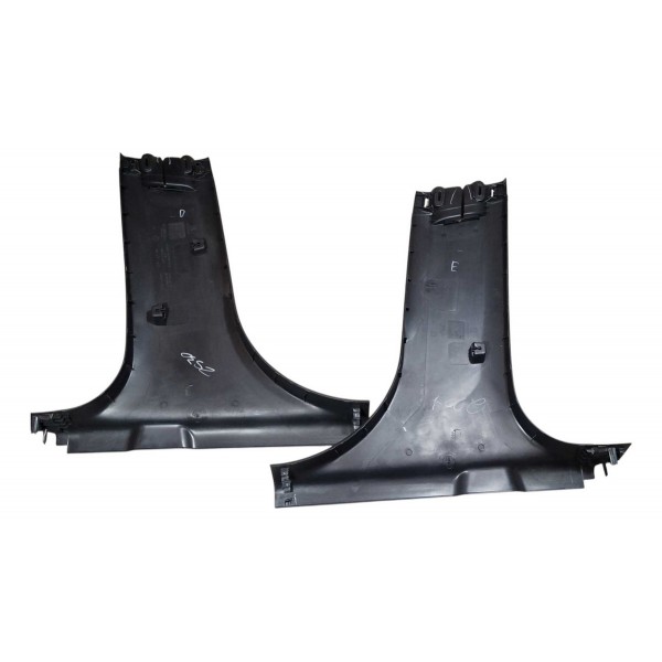 Moldura Forro Coluna Central Peugeot 208 2016 2020 Par