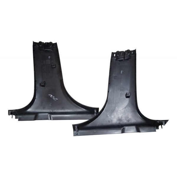 Moldura Forro Coluna Central Peugeot 208 2016 2020 Par