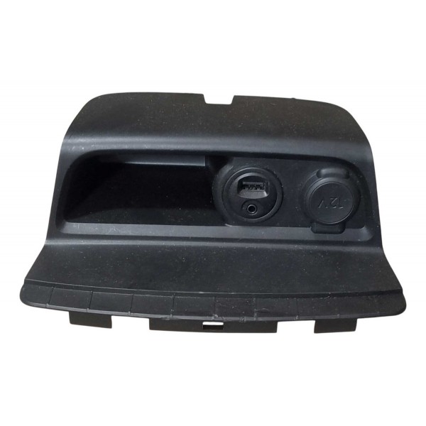 Porta Treco Cinzeiro 12v Usb Auxiliar Peugeot 208 2016 2020