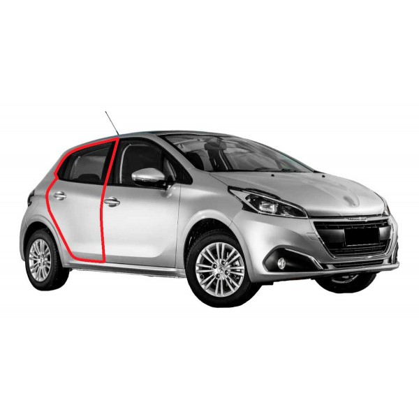 Borracha Porta Traseira Peugeot 208 2016 2020 Direito