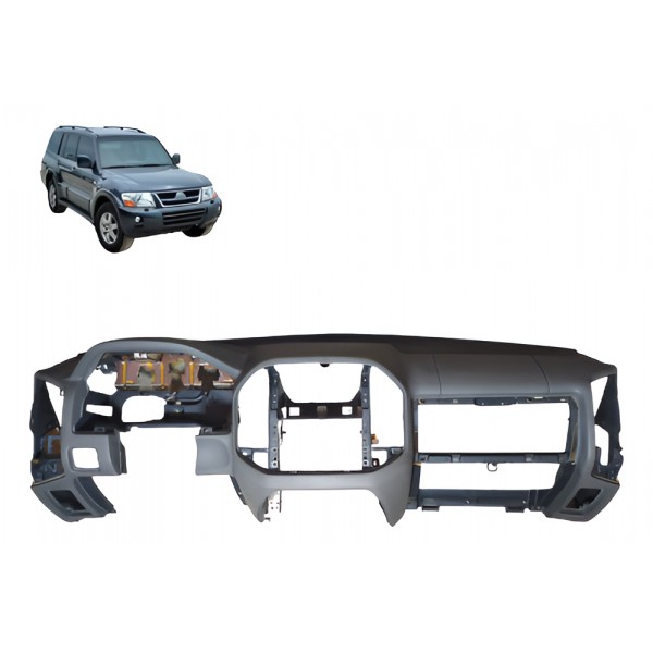 Capa Painel Central Tabelier Pajero Full 2006 Diesel Usado Preto
