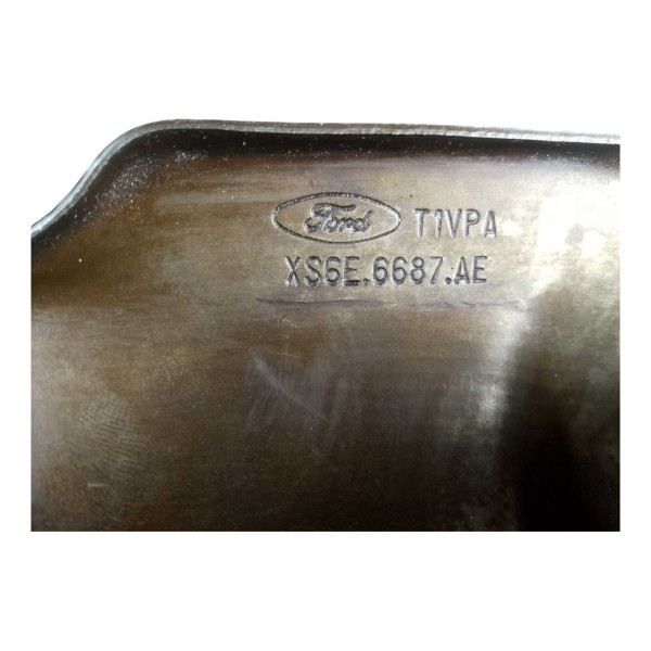 Defletor Oleo Carter Ford Ka 1.0 16v2009 Zetec Xs6e6687ae Prateado