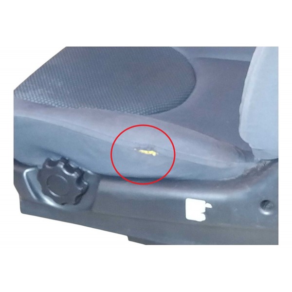 Banco Dianteiro Esquerdo Honda Fit Lxl 2007 Detalhe Cinza
