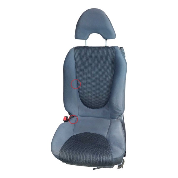 Banco Dianteiro Esquerdo Honda Fit Lxl 2007 Detalhe Cinza