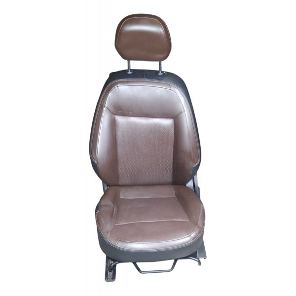 Banco Dianteiro Chevrolet Cobalt 1.8 2018 Esquerdo Detalhe Marrom