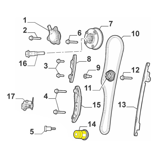 Engrenagem Virabrequim Fiat Strada Firefly 1.3 2021 46340470