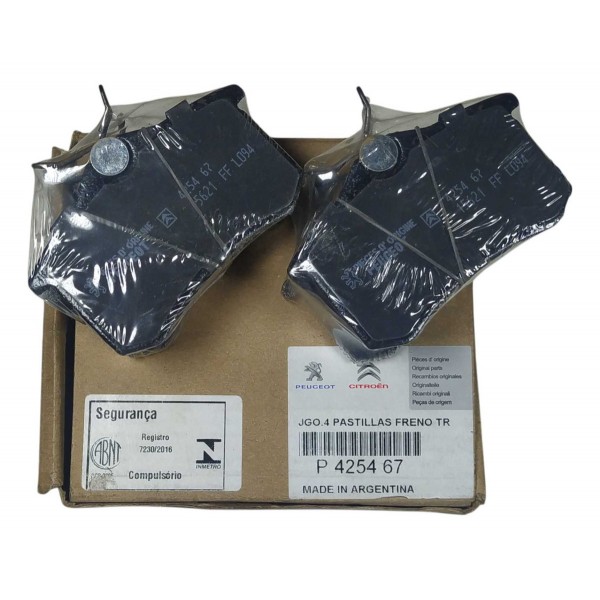 Pastilha Freio Traseiro Citroen C4 Lounge 425467 Girling