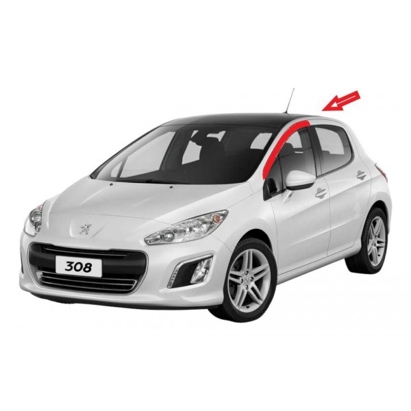 Borracha Pingadeira Superior Porta Peugeot 308 9813305980