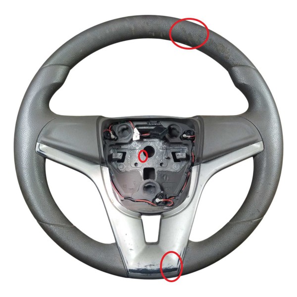 Volante Direcao Motorista Chevrolet Cobalt 1.4 Lt Flex 2014 Prata