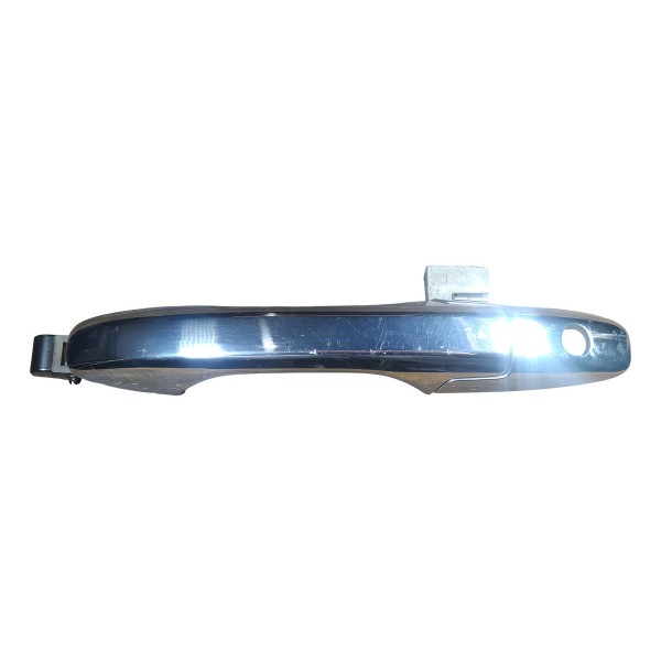 Macaneta Externa Porta Dianteira Esquerda Honda City1.5 2013 Prateado