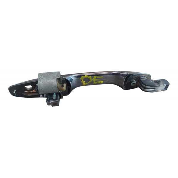 Macaneta Externa Porta Dianteira Esquerda Honda City1.5 2013 Prateado