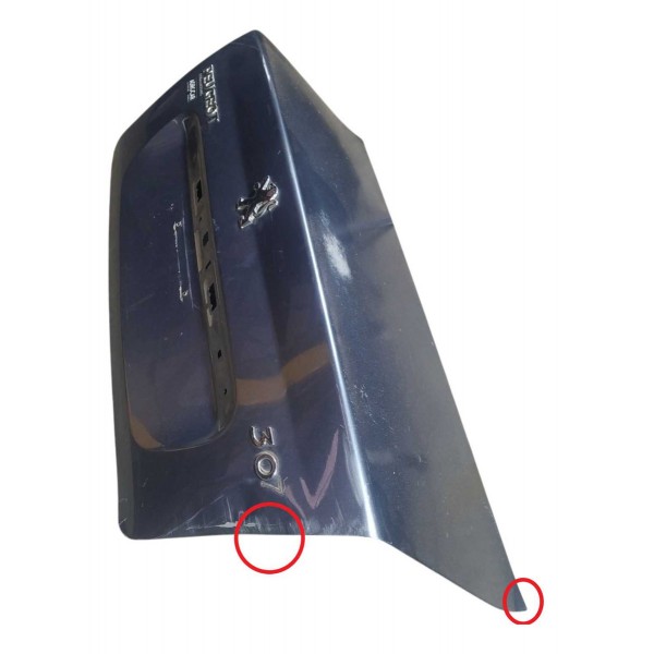Tampa Porta Mala Peugeot 307 2006 Cinza