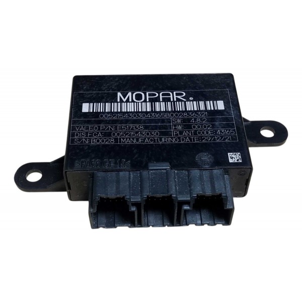 Modulo Sensor Estacionamento Fiat Pulse 7094375 Original Preto