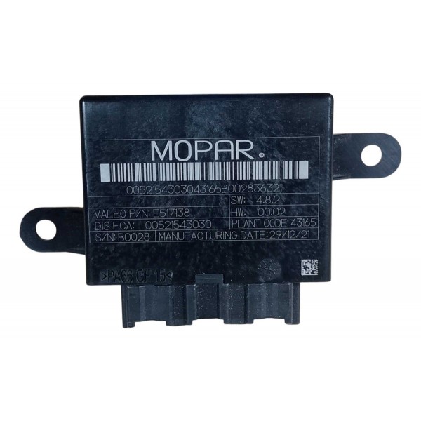 Modulo Sensor Estacionamento Fiat Pulse 7094375 Original Preto