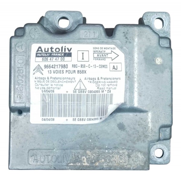 Modulo Air Bag Citroen C4 Grand Picasso 2008 9664217980 Modulo Air Bag Citroen C4 Grand Picasso 2008 9664217980