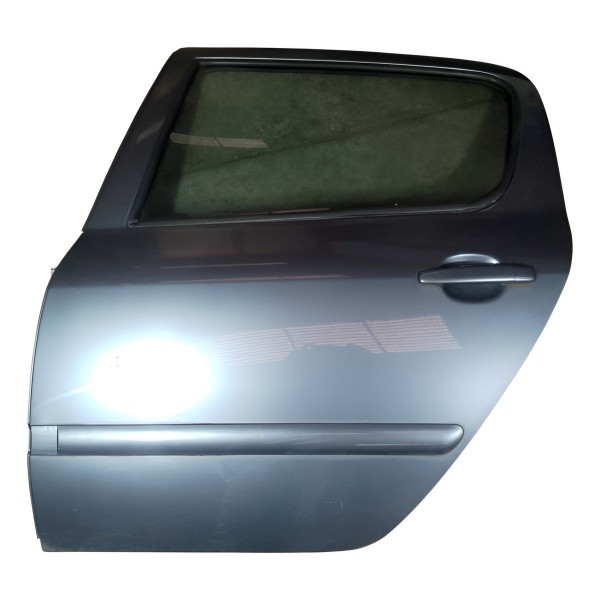 Porta Traseira Esquerdo Peugeot 307 Sedan 2007 Cinza Fer Porta Traseira Esquerdo Peugeot 307 Sedan 2007 Cinza Fer