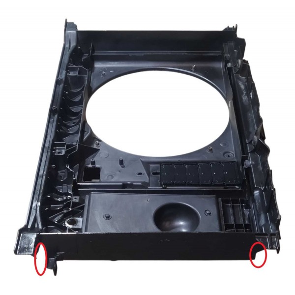 Defletor Ventoinha Radiador Peugeot 307 Sedan 2007 Detalhe Defletor Ventoinha Radiador Peugeot 307 Sedan 2007 Detalhe