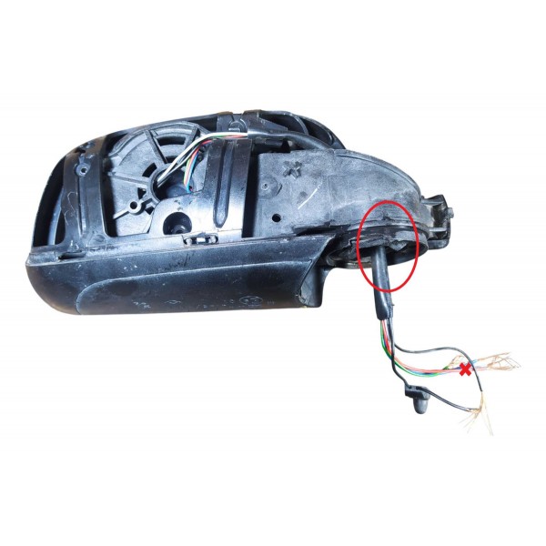 Espelho Retrovisor Direito Peugeot 307 Sedan 2007 Detalhe Espelho Retrovisor Direito Peugeot 307 Sedan 2007 Detalhe