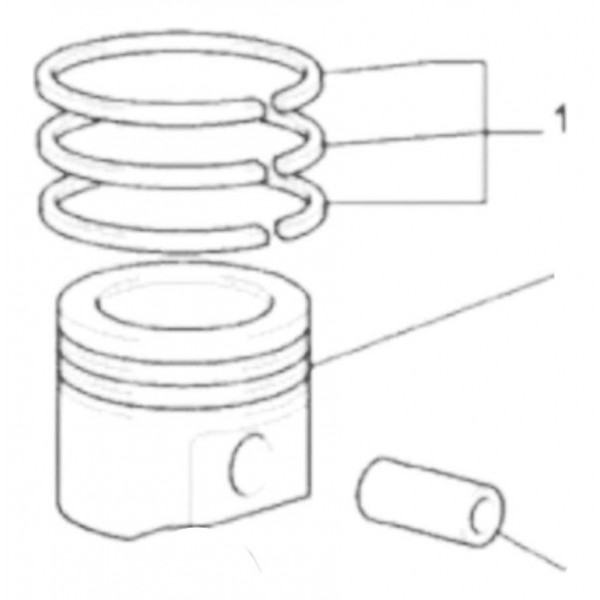 Pistao 0,5 C18ne Palio Stilo Doblo Strada 1.8 Mpi 2004 2013