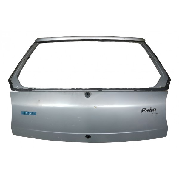 Tampa Traseira Porta Malas Fiat Palio Fire 2004 Prateado