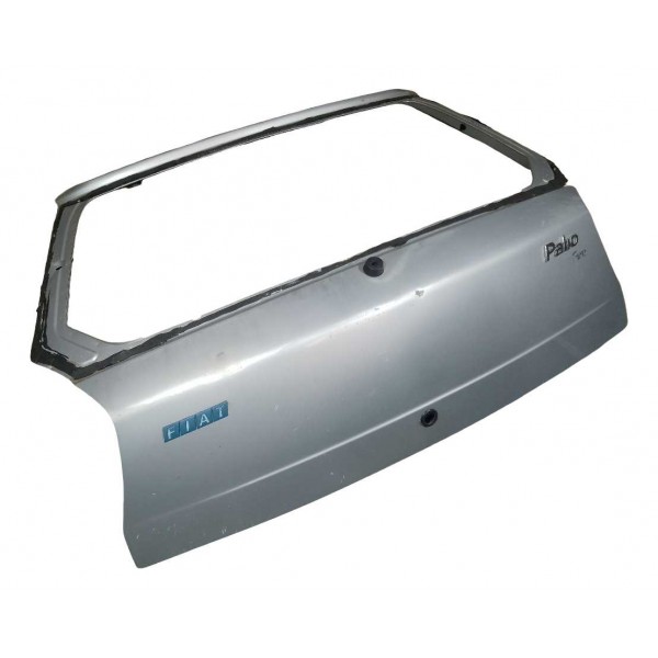 Tampa Traseira Porta Malas Fiat Palio Fire 2004 Prateado