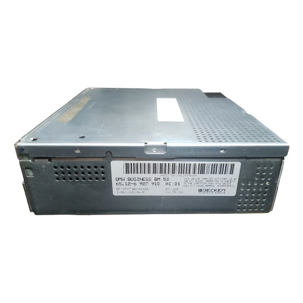 Radio Som Bmw Business Becker Bm 53 Bmw X5 4.4is 2004