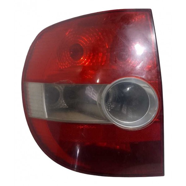 Lanterna Traseira Esquerdo Volkswagen Fox 2005 Esquerdo/motorista Vermelho