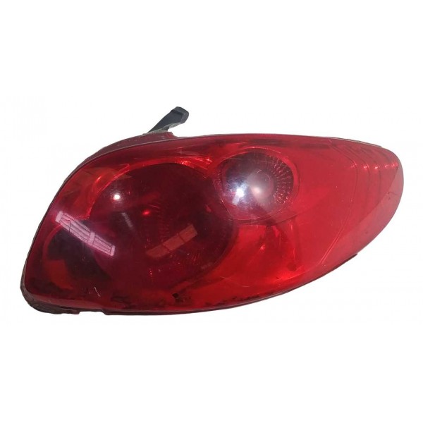 Lanterna Traseira Direito Peugeot 206 2005 Detalhe Direito/passageiro Vermelho