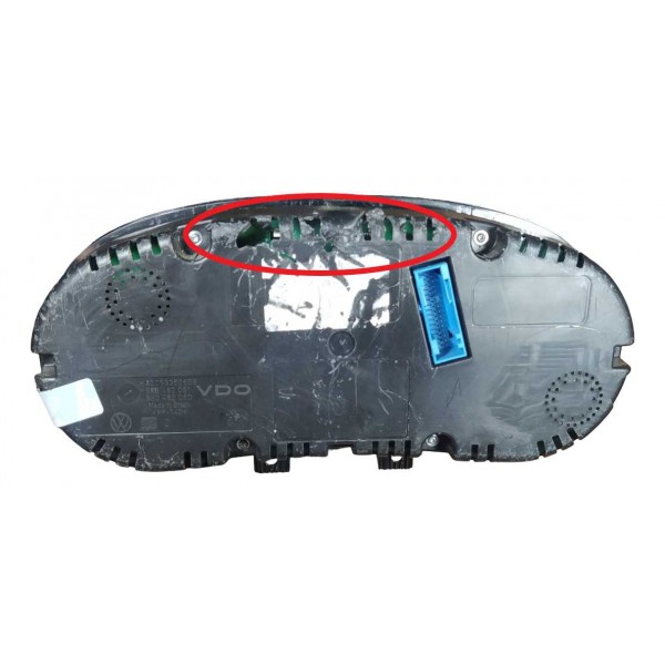 Painel Instrumentos Volkswagen Fox Spacefox 2010 Detalhe Preto