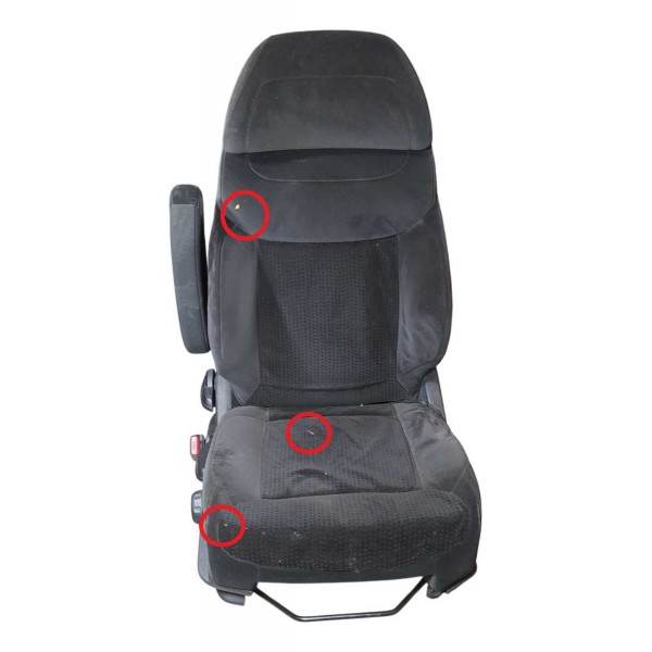 Banco Dianteiro Esquerdo Citroen C4 Grand Picasso 2008 Detal Preto